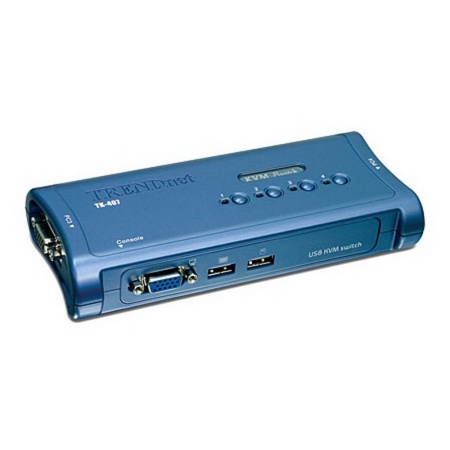 4-Port USB KVM Switch Kit RTL {12} (304268)