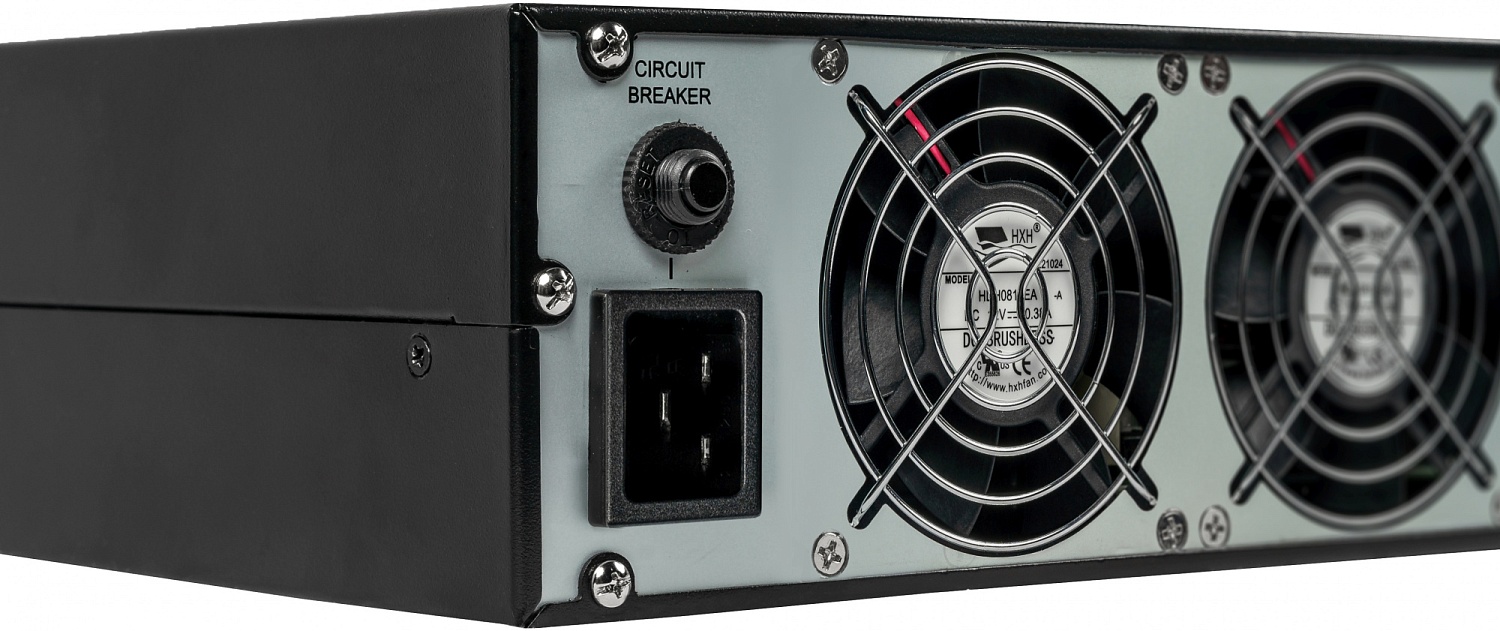 Источник бесперебойного питания Systeme Electric Smart-Save Online SRV, 3000VA/2700W, On-Line, Rack 2U(Tower convertible), LCD, Out: 6xC13+1xC19, SNMP Intelligent Slot, USB, RS-232