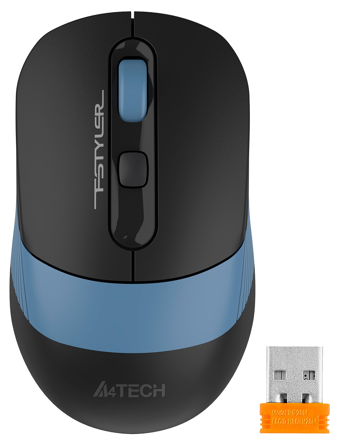 Мышь A4Tech Fstyler FB10C черный/синий оптическая (2400dpi) беспроводная BT/Radio USB (4but) Мышь A4Tech Fstyler FB10C черный/синий оптическая (2400dpi) беспроводная BT/Radio USB (4but)