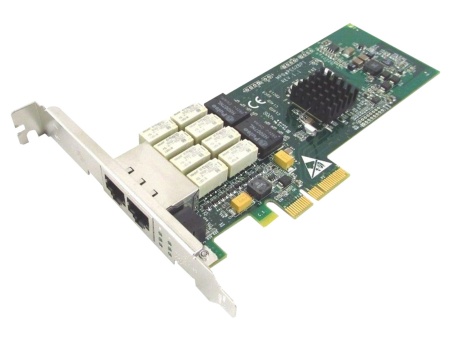 PEG2BPI6-SQ1 Dual Port Cooper 1G PCI-E Bypass Server Adapter