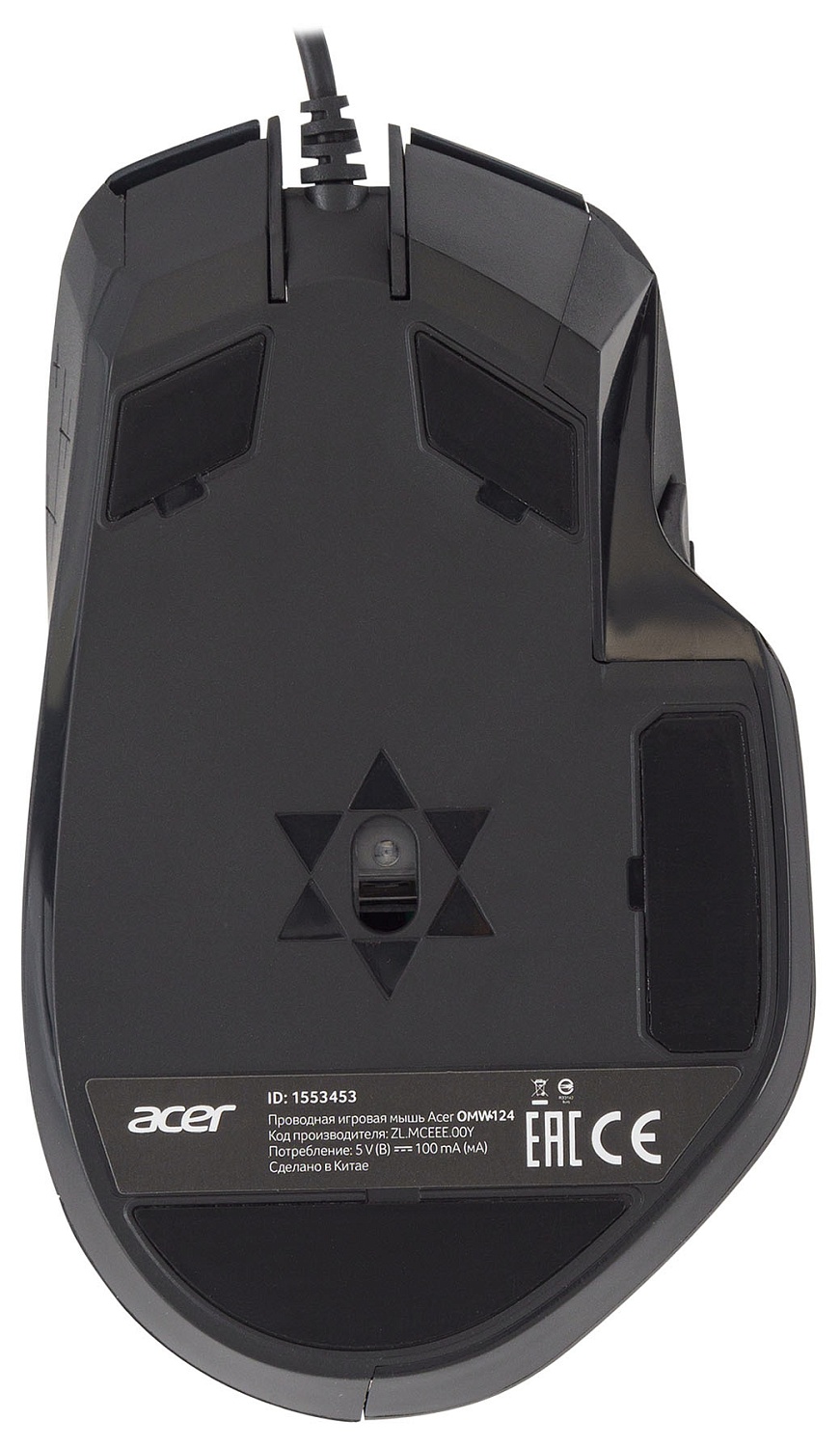 Мышь Acer OMW124 черный оптическая (6400dpi) USB (6but) Мышь Acer OMW124 черный оптическая (6400dpi) USB (6but)
