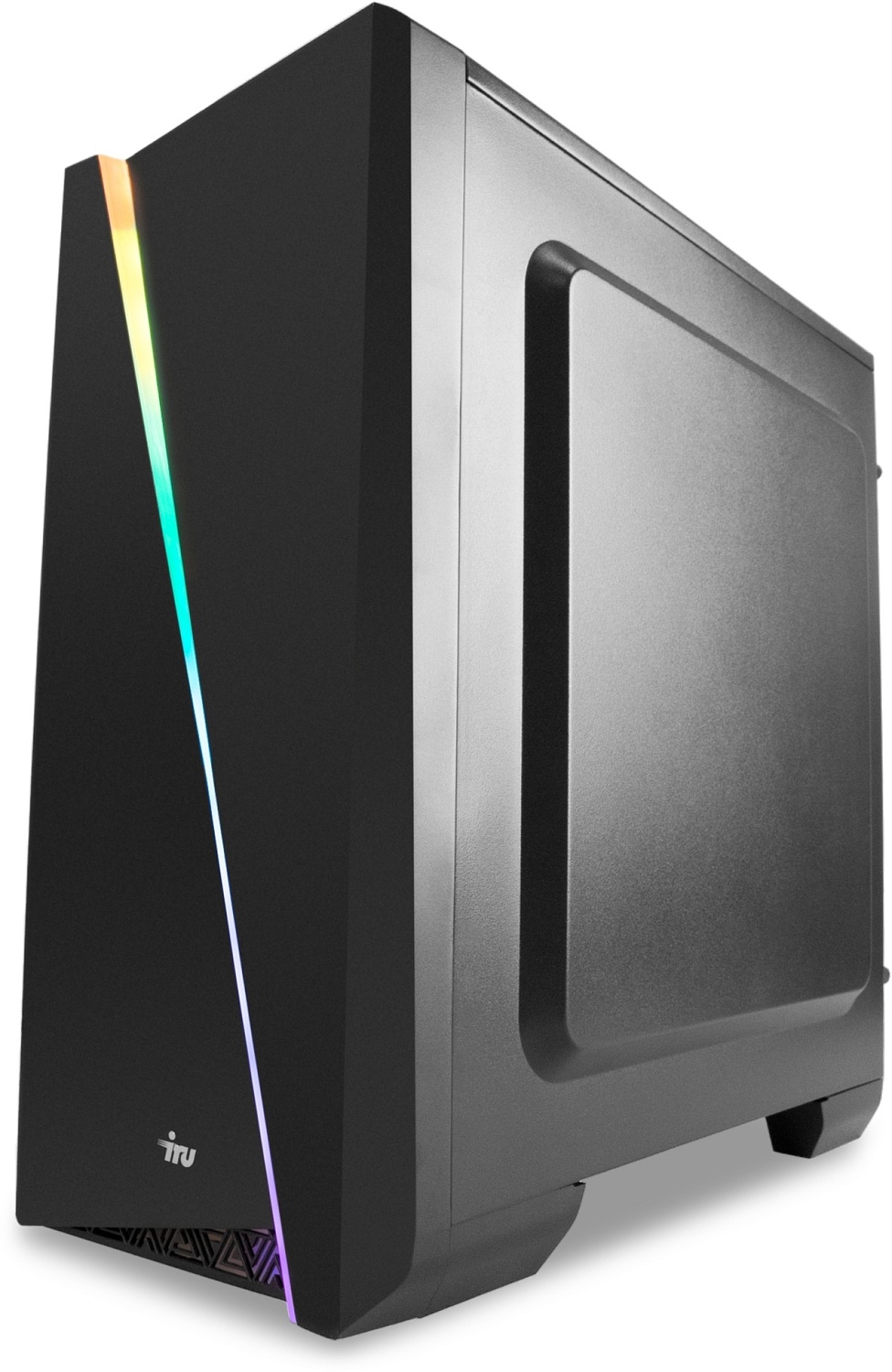 ПК IRU Game 320A5GE MT Ryzen 5 5500 (3.6) 16Gb SSD512Gb GTX1650 4Gb Free DOS GbitEth 400W черный (1991236)