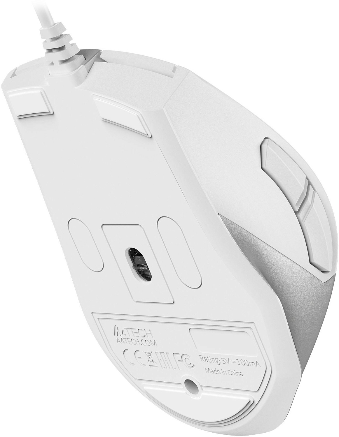 Мышь A4Tech Fstyler FM45S Air белый/серебристый оптическая (2400dpi) silent USB (7but) Мышь A4Tech Fstyler FM45S Air белый/серебристый оптическая (2400dpi) silent USB (7but)