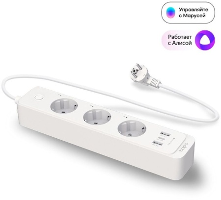 Умная розетка TP-Link Tapo P300BT Wi-Fi белый