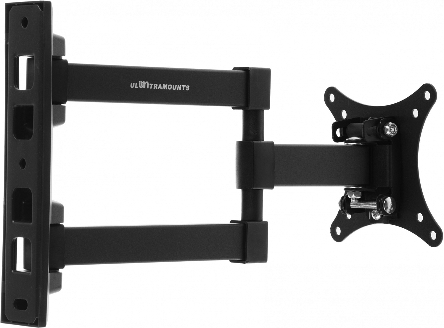 Кронштейн для телевизора Ultramounts UM893 черный 13"-27" макс.20кг настенный поворотно-выдвижной и наклонный