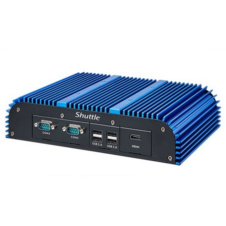 Коммерческий компьютер Shuttle BPCAL02 , i3-1215UE, DDR5-4800, 90W external adapter, 2 x RJ-45, 3 x RS 232