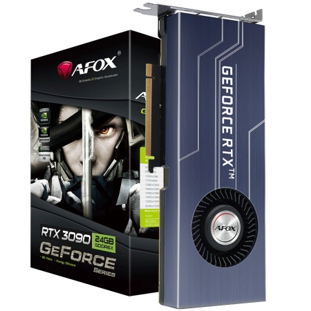 Видеокарта Afox RTX3090 24GB GDDR6X 384bit 3xDP HDMI BLOWER RTL