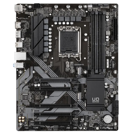 Материнская плата Gigabyte OEM B760 DS3H DDR4, Socket 1700, Intel®B760, 4xDDR4-3200, HDMI+DP, 5xPCI-Ex16, 4xSATA3(RAID 0/1/5/10), 2xM.2, 8Ch Audio, GLan, (4+4)xUSB2.0, (1+2)xUSB3.2, (1+1)xUSB3.2 Type-C™, 1xPS/2, ATX, RTL