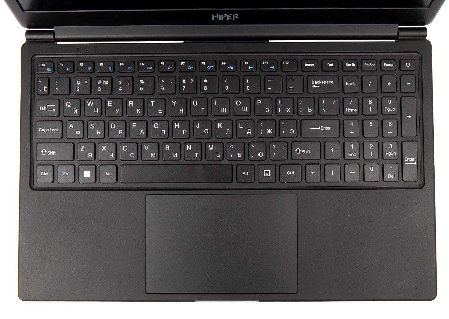 Ноутбук Hiper Workbook A1568K Core i5 1135G7 8Gb SSD512Gb Intel Iris Xe graphics 15.6" IPS FHD (1920x1080) Windows 10 Professional black WiFi BT Cam 3000mAh (A1568K1135W1)