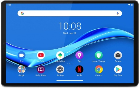 Планшет Lenovo Tab M10 Plus TB-X606F Helio P22T (2.3) 8C RAM4Gb ROM128Gb 10.3" IPS 1920x1200 Android 9.0 серебристый 8Mpix 5Mpix BT WiFi Touch microSD 256Gb 5000mAh 9hr