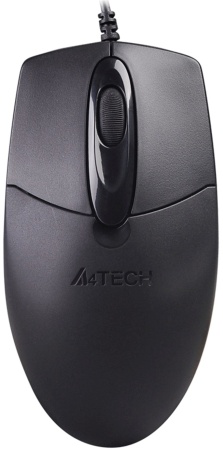 Мышь A4Tech OP-720S черный оптическая (1200dpi) silent USB (2but)