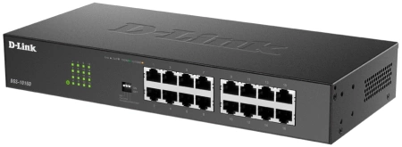 Коммутатор D-Link DGS-1016D DGS-1016D/J1A 16x1Гбит/с неуправляемый