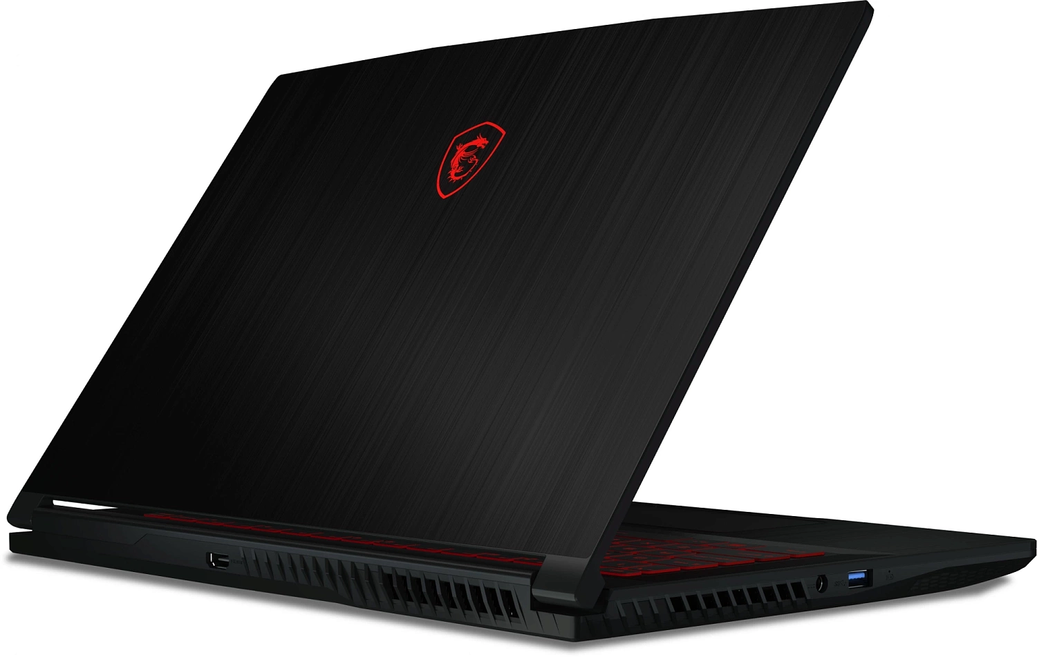 Ноутбук MSI GF63 Thin 12VE-238XRU Core i5 12450H 16Gb SSD512Gb NVIDIA GeForce RTX4050 6Gb 15.6" IPS FHD (1920x1080) Free DOS black WiFi BT Cam (9S7-16R821-238)
