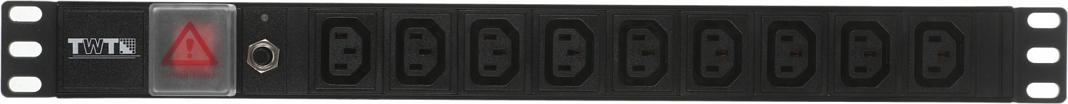Блок распределения питания Lanmaster TWT-PDU19-10A9C3 гор.размещ. 9xC13 базовые 10A без вилки