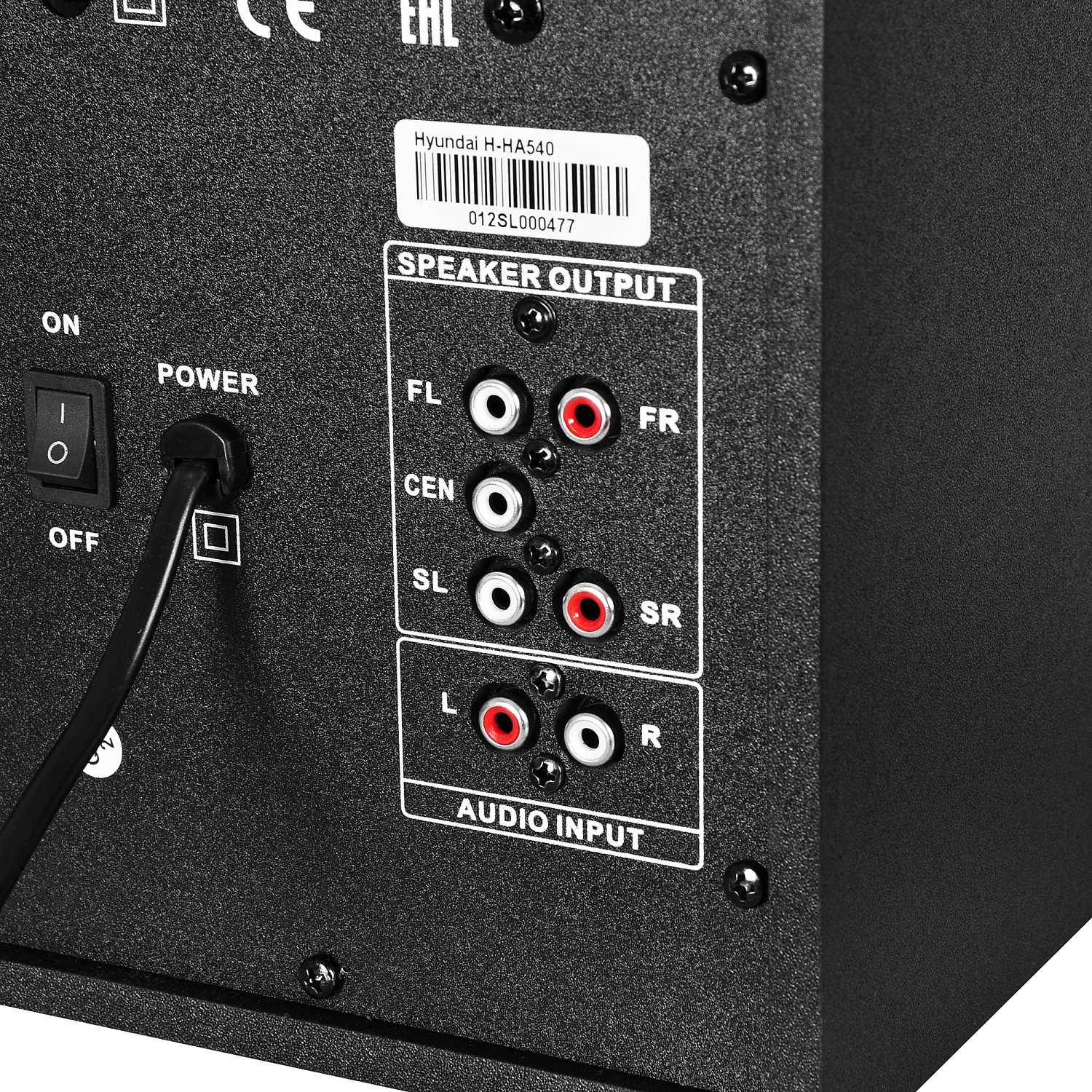 Микросистема Hyundai H-HA540 черный 150Вт FM USB BT SD/MMC/MS