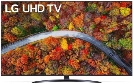 Телевизор LED LG 55" 55UP81006LA.ARU синяя сажа 4K Ultra HD 60Hz DVB-T DVB-T2 DVB-C DVB-S DVB-S2 WiFi Smart TV (RUS)