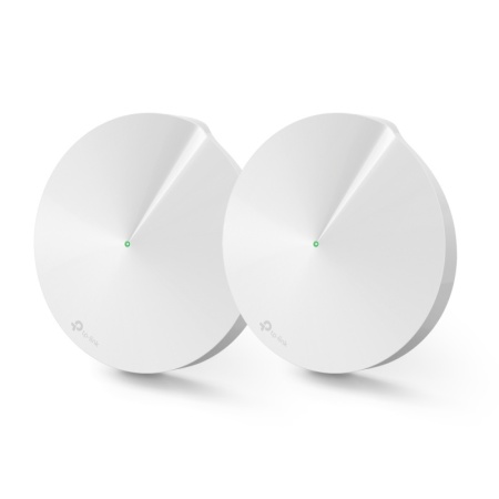 Бесшовный Mesh роутер TP-Link Deco M9 Plus (DECO M9 PLUS(2-PACK)) AC2200 10/100/1000BASE-TX (упак.:2шт)