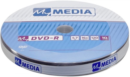 Диск DVD-R MyMedia 4.7Gb 16x Pack wrap (10шт) (69205)