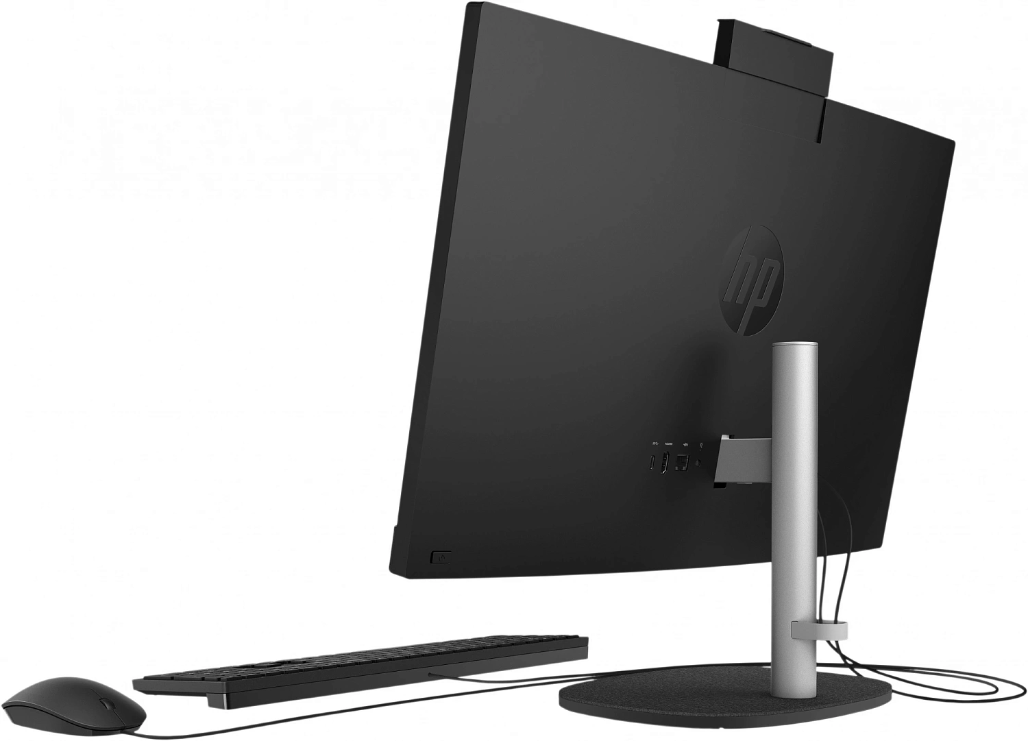 Моноблок HP 24-cr0035ci 23.8" Full HD i7 1355U (1.7) 16Gb SSD512Gb Iris Xe noOS GbitEth WiFi BT 90W клавиатура мышь Cam черный 1920x1080