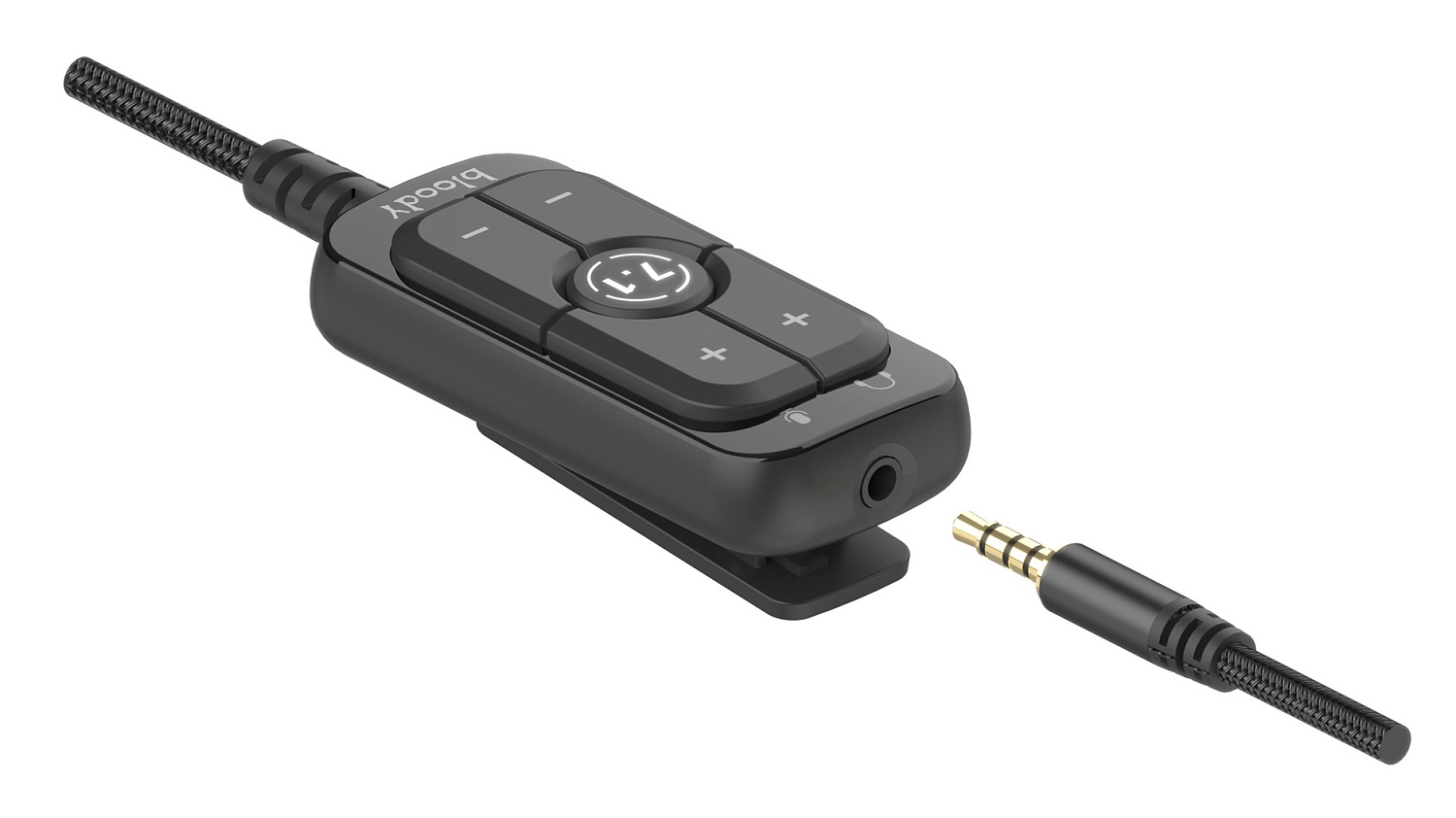 Наушники с микрофоном A4Tech Bloody M590i красный/черный 1м мониторные USB оголовье (M590I SPORTS RED)