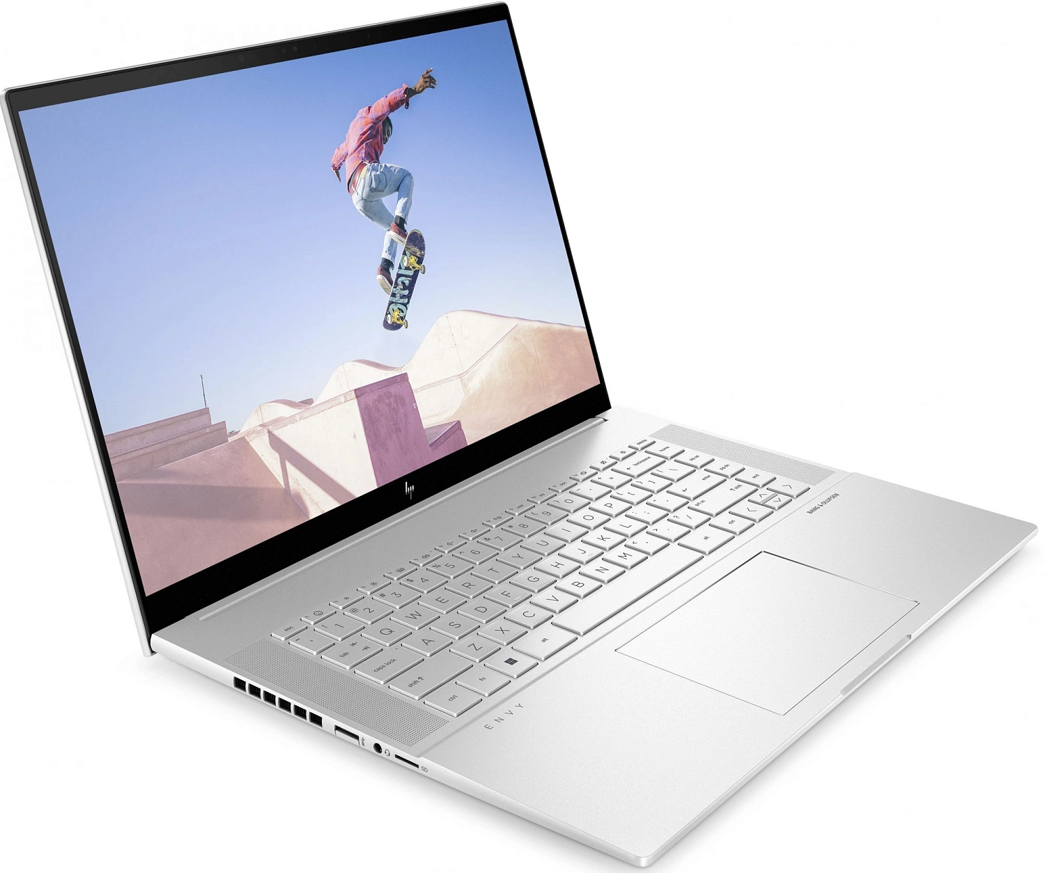 Ноутбук HP Envy 16-h1006ci Core i9 13900HX 32Gb SSD2Tb NVIDIA GeForce RTX4060 8Gb 16" IPS WQXGA (2560x1600) Free DOS silver WiFi BT Cam (8F930EA)