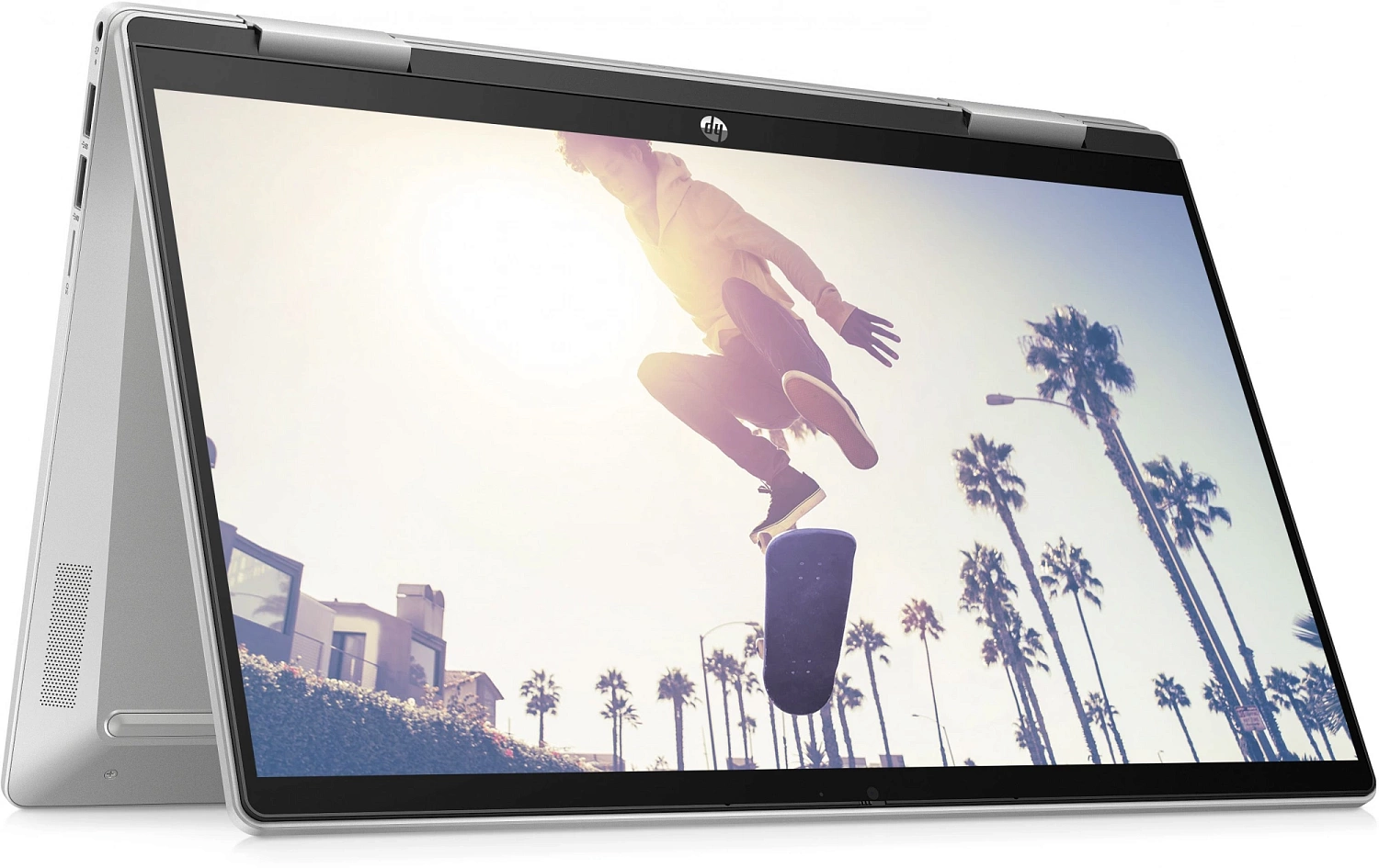 Ноутбук HP Pavilion x360 14-ek1017ci Core i3 1315U 8Gb SSD512Gb Intel UHD Graphics 14" IPS Touch FHD (1920x1080) Free DOS silver WiFi BT Cam (84J79EA)