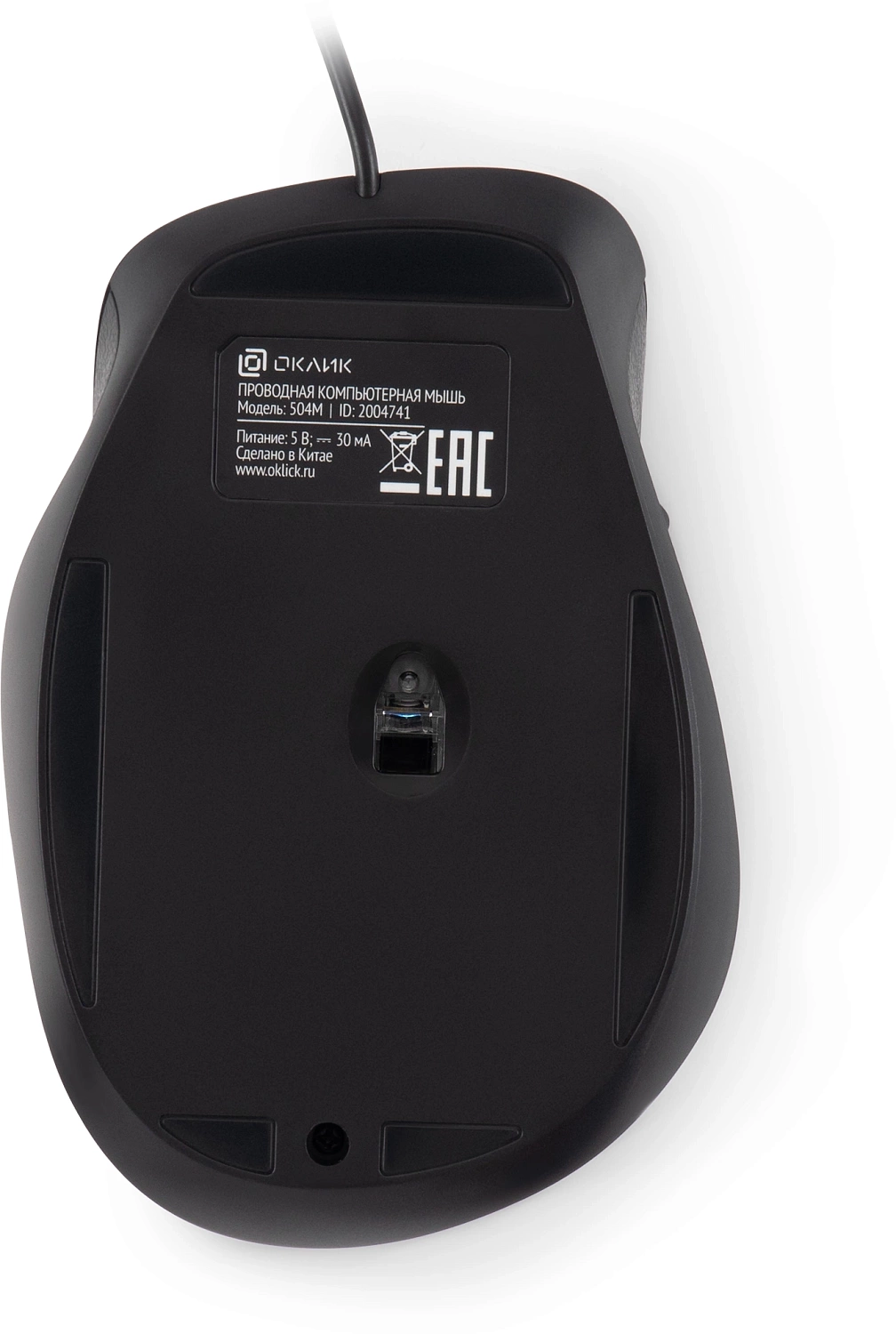 Мышь Оклик 504M черный/серый оптическая (3600dpi) silent USB (6but) Мышь Оклик 504M черный/серый оптическая (3600dpi) silent USB (6but)