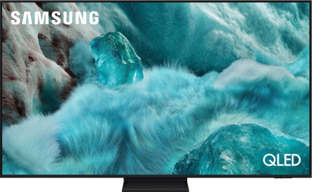 Телевизор QLED Samsung 55" QE55Q7F5AUXRU Q серебристый 4K Ultra HD 1000Hz DVB-T DVB-T2 DVB-C DVB-S2 USB WiFi Smart TV