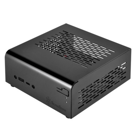 SST-VT01B Vital Mini-STX Silent Computer Case, black