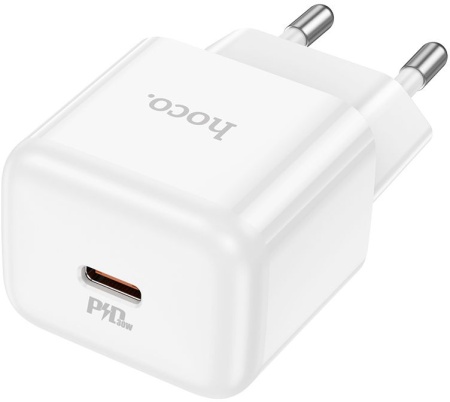 Сетевое зар./устр. Hoco N32 Glory White 30W 3A+2A+1.5A (PD+QC+AFC) USB Type-C универсальное белый