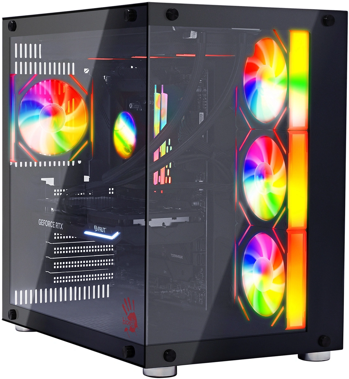 ПК Bloody BD-PC CZ79C3 MT i7 14700KF (3.4) 64Gb SSD1Tb RTX5070Ti 16Gb Windows 11 Home 64 GbitEth 850W черный (RUS) (2129080)