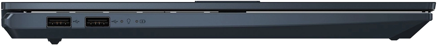 Ноутбук Asus Vivobook Pro 15 OLED M6500XU-MA104 Ryzen 9 7940HS 16Gb SSD1Tb NVIDIA GeForce RTX4050 6Gb 15.6" OLED 2.8K (2880x1620) noOS blue WiFi BT Cam (90NB1201-M00420)