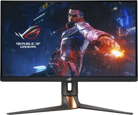 Монитор Asus 27" ROG Swift PG27UQR черный IPS LED 16:9 HDMI полуматовая HAS Piv 600cd 178гр/178гр 3840x2160 120Hz DP WQ USB 7.4кг