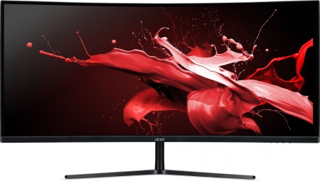 Монитор Acer 34" Nitro EI342CKRPbmiippx черный VA LED 1ms 21:9 HDMI M/M матовая Piv 3000:1 400cd 178гр/178гр 3440x1440 144Hz FreeSync DP UW 7.02кг