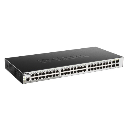 Коммутатор D-Link PROJ Managed L2 Switch 48x1000Base-T, 4x10GBase-X SFP+, Surge 6KV, CLI, RJ45 Console, RPS, Dying Gasp