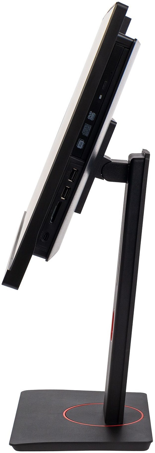 Моноблок Hiper V6 23.8" Full HD i5 11500 (2.7) 16Gb SSD512Gb UHDG 750 DVDRW CR Windows 10 Professional GbitEth WiFi BT 120W клавиатура мышь Cam черный 1920x1080