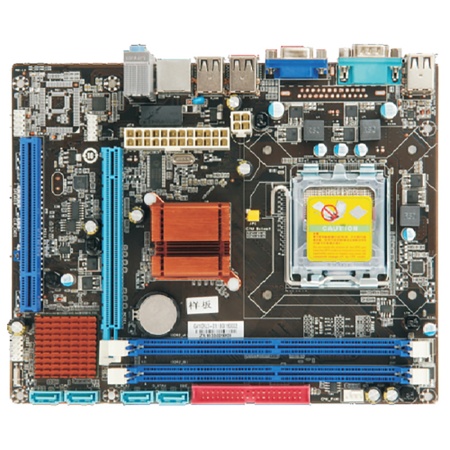 G41CRL3, Socket 775, Intel®G41+ICH7, 2xDDR2-800, D-SUB, 1xPCI-Ex16, 1xPCI, 4xSATA2, 1xIDE, 6 Ch Audio, GLan, (6+2)xUSB2.0, COM, mATX, RTL {20}