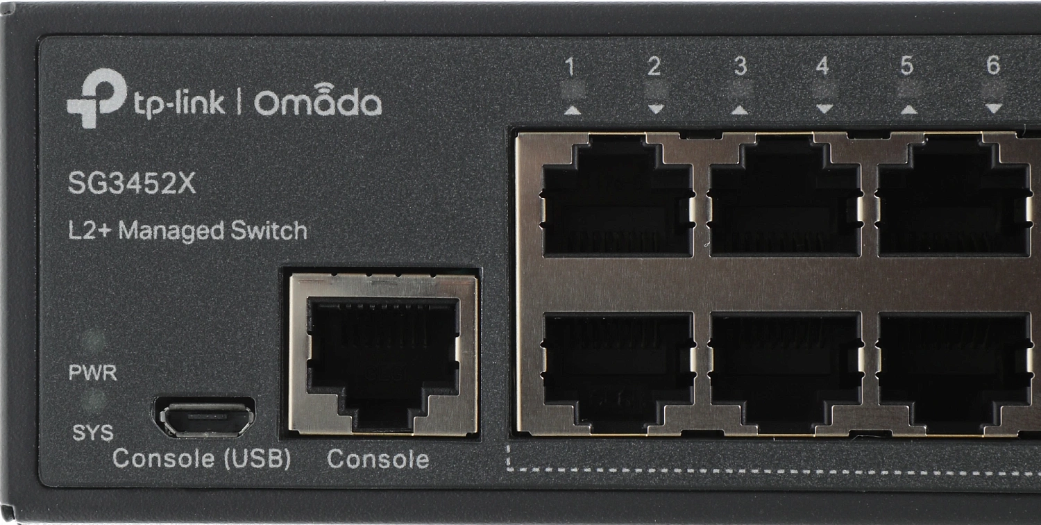 Коммутатор TP-Link SG3452X (L2+) 48x1Гбит/с 4SFP+ управляемый
