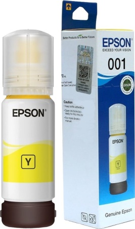 Чернила Epson 001 C13T03Y498 желтый 70мл для Epson L4150/L4160/L6160/L6170/L6190