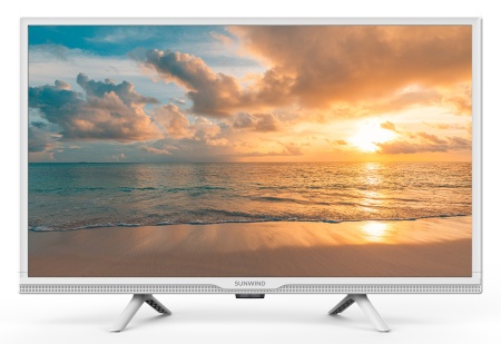 Телевизор LED SunWind 24" SUN-LED24XB206 белый HD 60Hz DVB-T DVB-T2 DVB-C DVB-S DVB-S2 USB