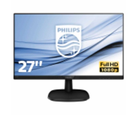 Монитор LCD 27'' [16:9] 1920х1080(FHD) IPS, nonGLARE, 250cd/m2, H178°/V178°, 1000:1, 10M:1, 16.7M, 8ms, VGA, DVI, Tilt, 3Y, Black