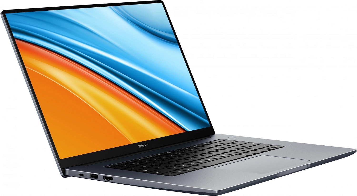 Ноутбук HONOR MagicBook 15 Ryzen 7 5700U,16Gb,SSD 512Gb,15.6",FHD,IPS,NoOS,Grey (5301AFVL)