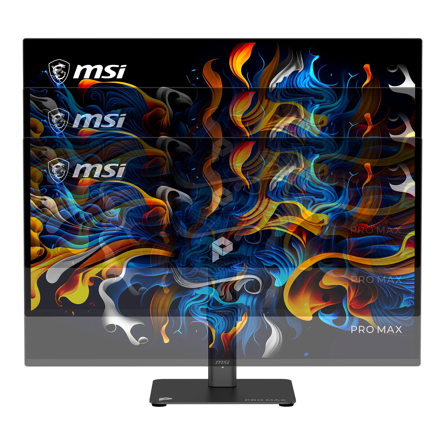 Монитор 26.5" MSI PRO MAX 271QPX14G QD-OLED, 2560x1440, 144Hz, 0,03ms, 250сd/m, 1500000:1 | 2xHDMI(2.1), DP(1.4a), Type-C(PD-15W) | HAS, Pivot, Swivel, InPSU, Speakers, Vesa 100, Black