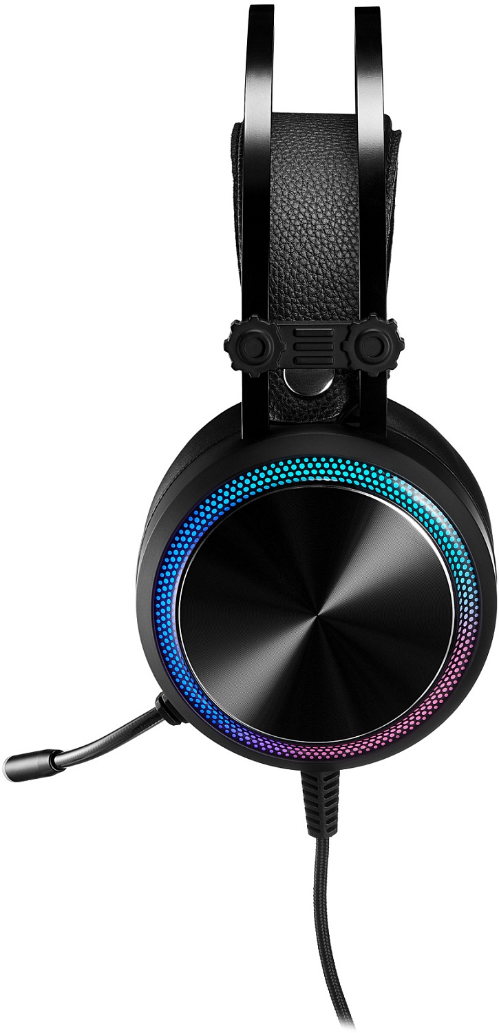 Наушники с микрофоном Оклик HS-L810G ANONYMOUS черный 2.2м мониторные оголовье (1460164)