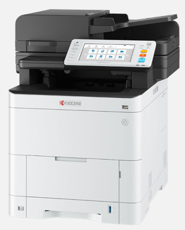 Мфу Kyocera ECOSYS MA3500cifx (P/C/S/F, цвет. лазерный, A4, 35 стр/мин, 1200x1200 dpi, 1,5 Гб, USB 2.0, Network, лоток 250 л., Duplex, DADF, старт.тонер 3500/2500 стр.)