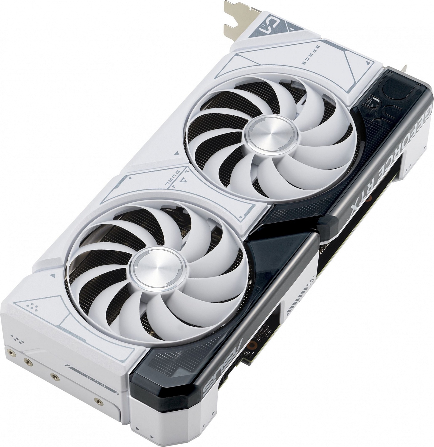Видеокарта Asus PCI-E 4.0 DUAL-RTX4070S-O12G-WHITE NVIDIA GeForce RTX 4070 Super 12Gb 192bit GDDR6X 2500/21000 HDMIx1 DPx3 HDCP Ret