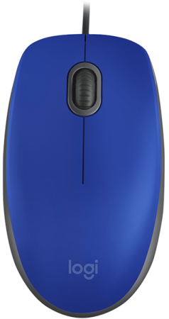 Мышь Logitech Mouse M110, USB, 1000dpi, Blue [910-005488]