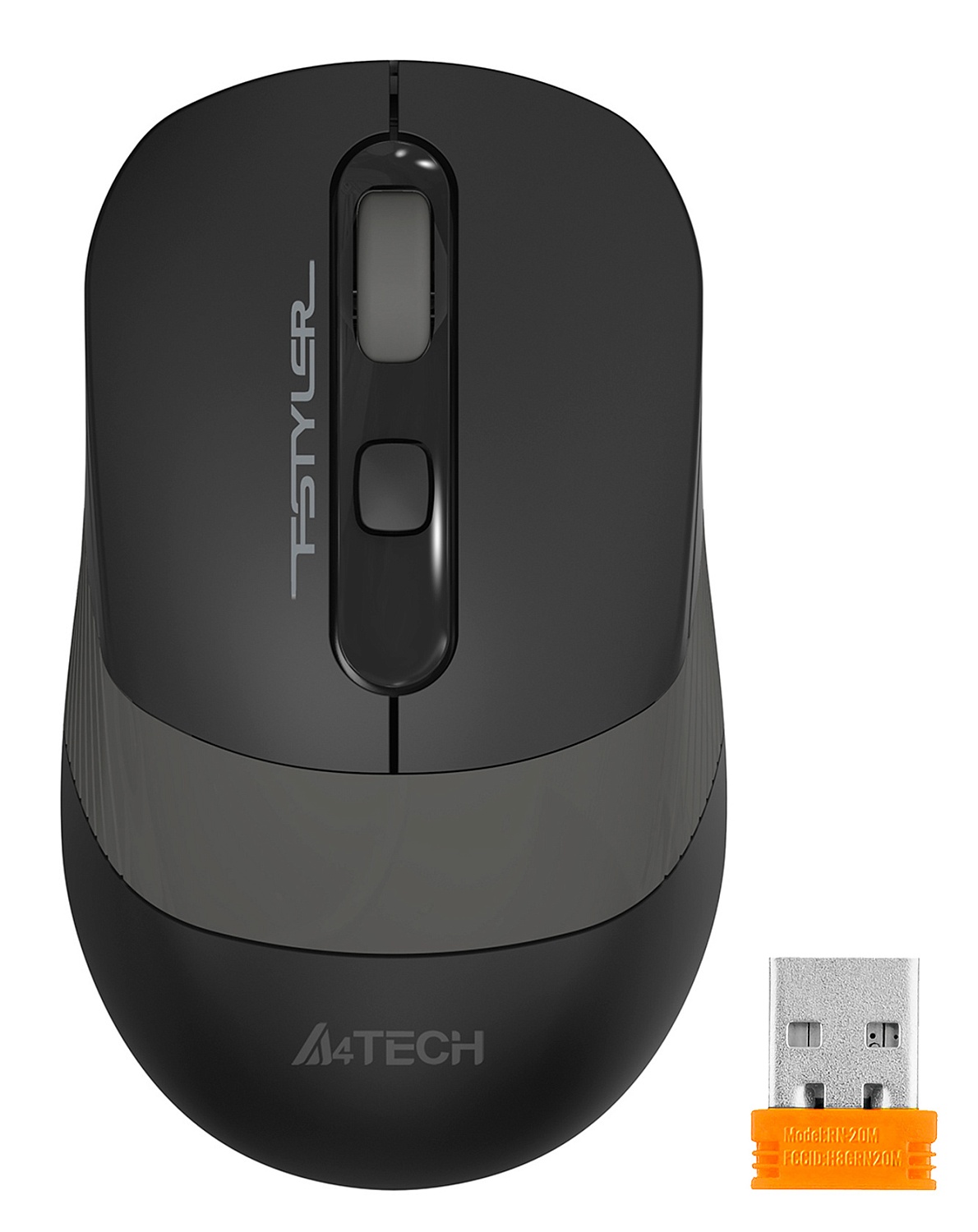 Мышь A4Tech Fstyler FG10S черный/серый оптическая (2000dpi) silent беспроводная USB для ноутбука (4but) Мышь A4Tech Fstyler FG10S черный/серый оптическая (2000dpi) silent беспроводная USB для ноутбука (4but)