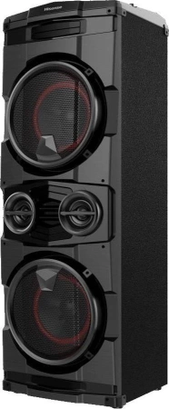 Минисистема Hisense Party rockstar 1600 черный 800Вт FM USB BT