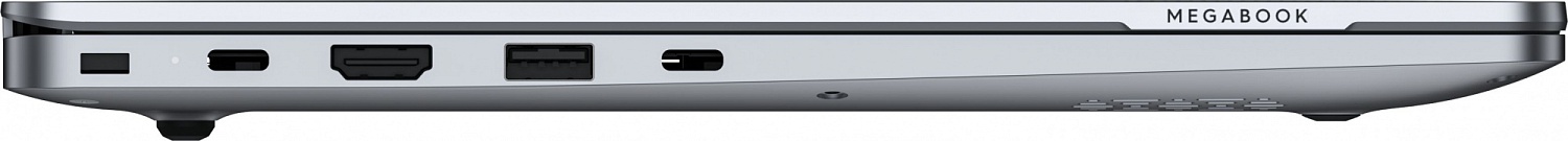 Ноутбук Tecno MegaBook T1 Core i5 1155G7 16Gb SSD512Gb Intel Iris Xe graphics 14.1" IPS FHD (1920x1080) noOS 64 silver WiFi BT Cam 6510mAh (71003300130)